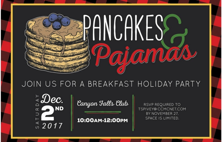 Pancakes and Pajamas Event at Canyon Falls Community Northlake, TX