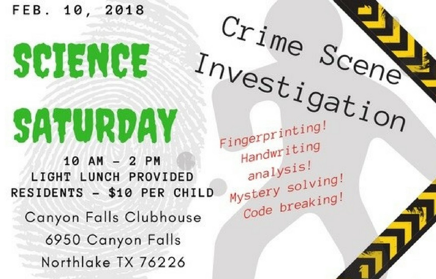 Science Saturday Event for Canyon Falls Residents | Northlake, TX