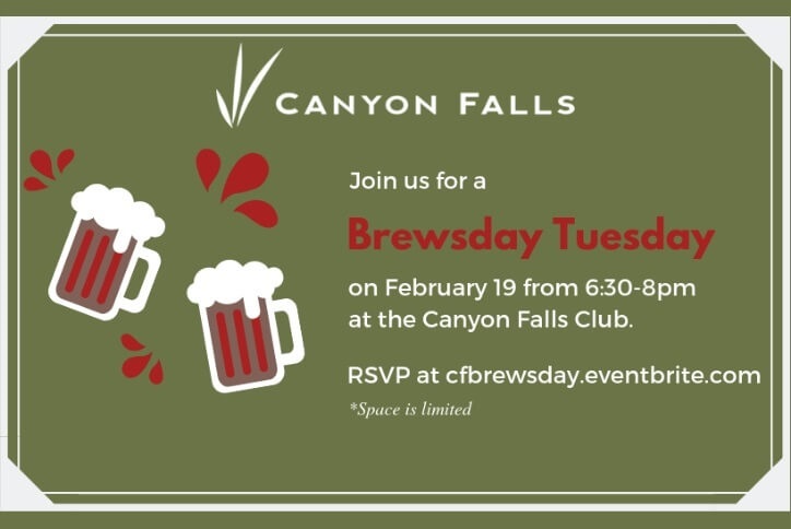 Canyon Falls Community Brewsday Tuesday Resident Event Northlake, TX