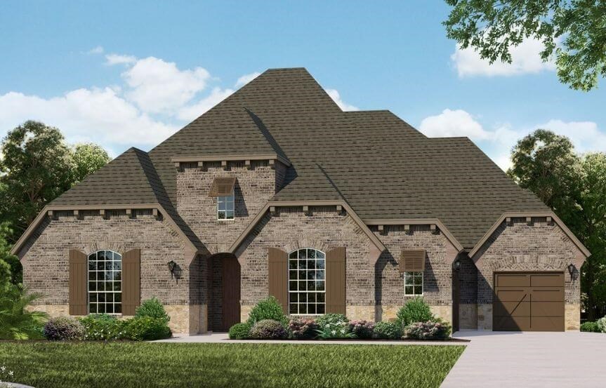 Belclaire Homes Plan B826 Elevation B in Canyon Falls