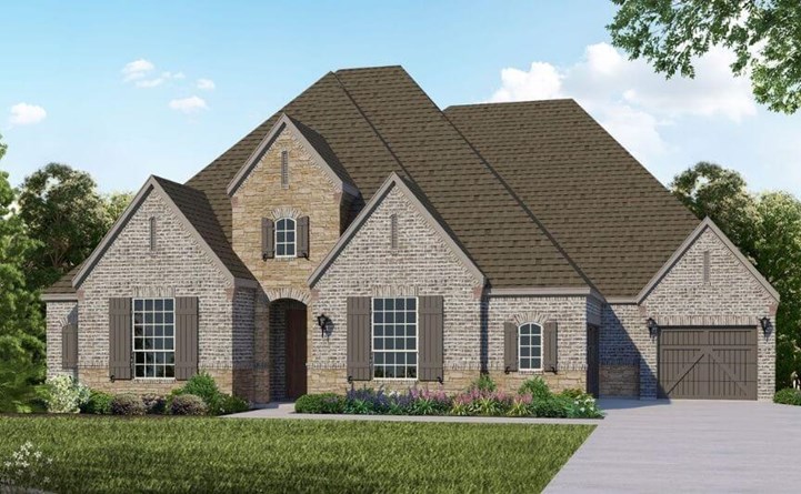 Belclaire Homes Plan B914 Elevation D in Canyon Falls