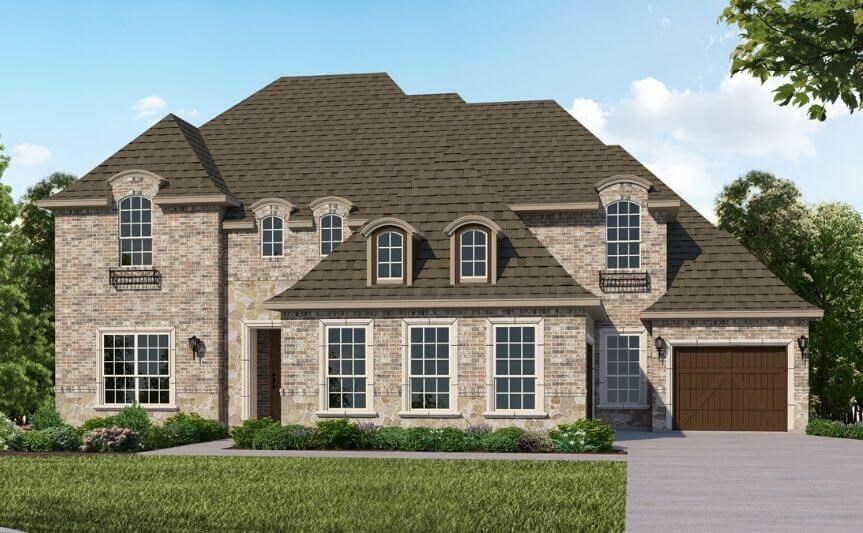 Belclaire Homes Plan B836 Elevation C in Canyon Falls