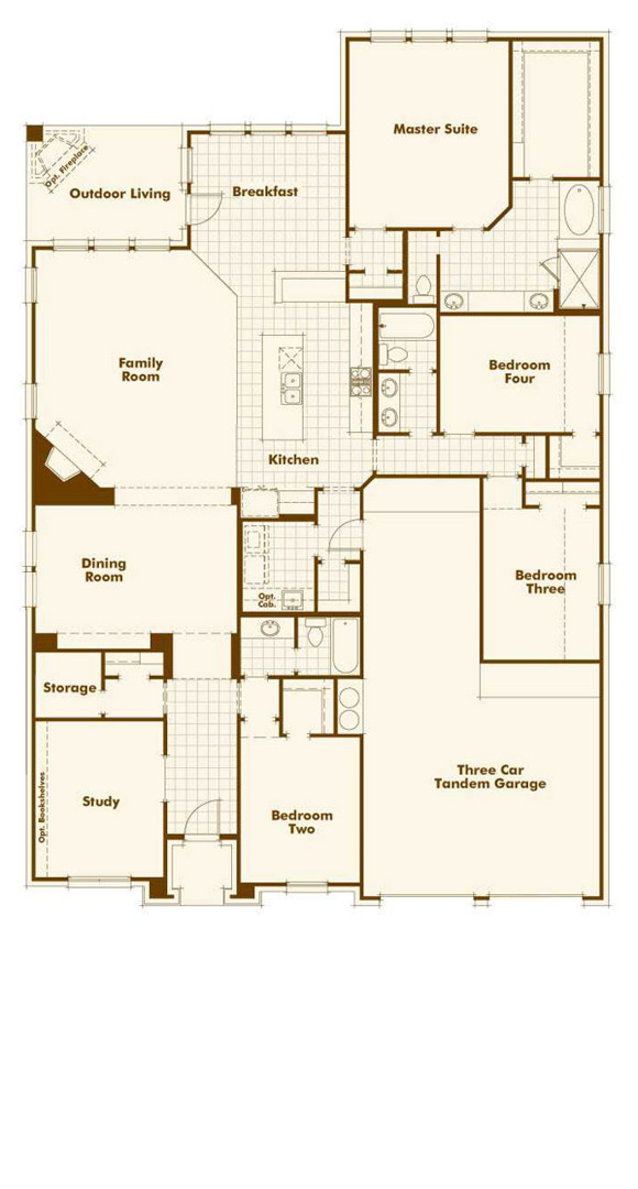 Highland Homes 243 6905 Broomsedge Drive