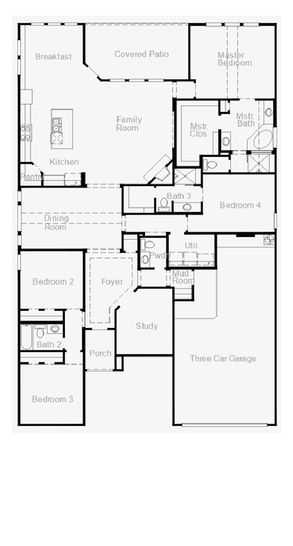 Canyon Falls Coventry Homes Plan 2767 Floor Plan