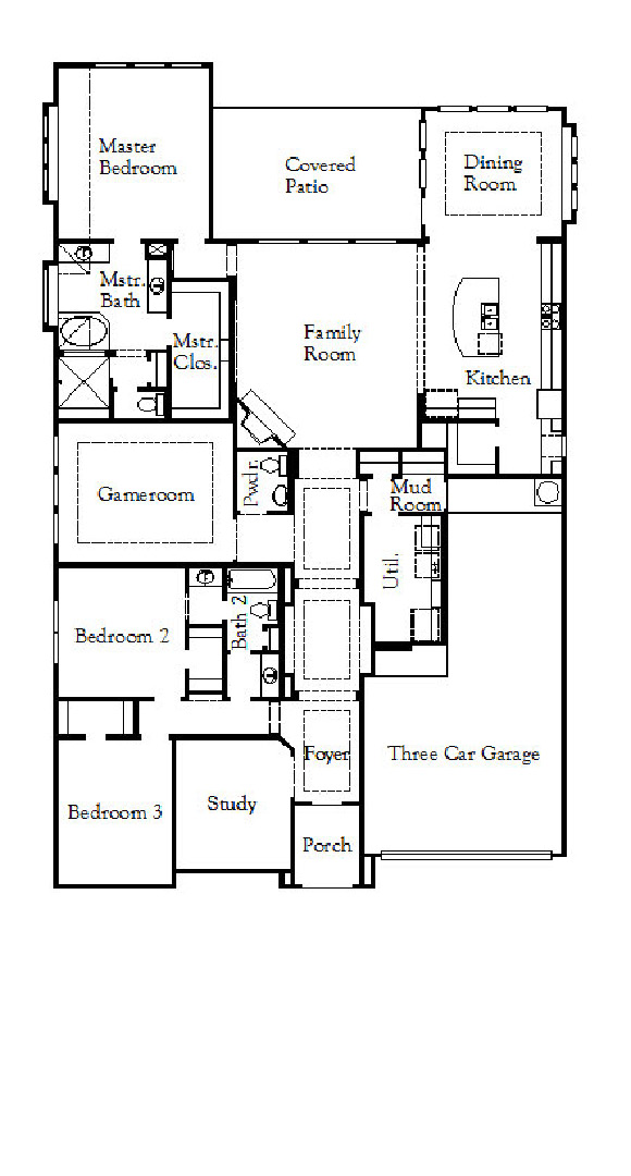 Canyon Falls Coventry Homes Plan 2884 Floor Plan