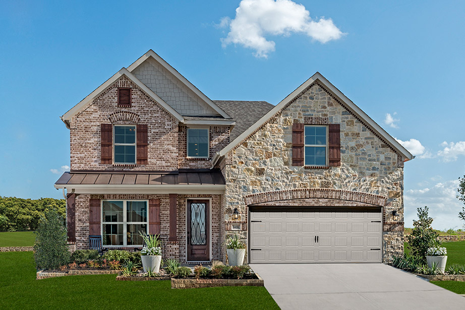 Beazer Homes Model Home in Canyon Falls Northlake Texas Homes