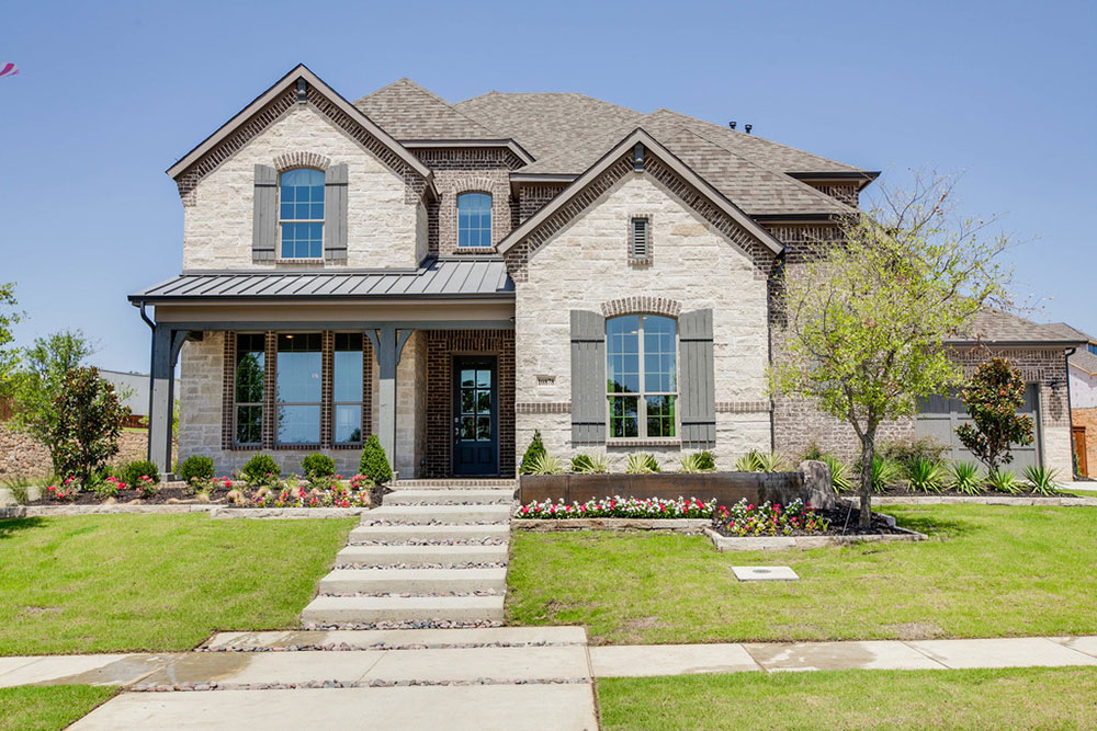 Drees Homes Model Home in Canyon Falls Northlake Texas Homes