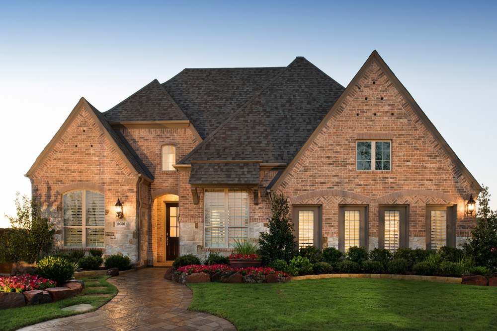 Highland Homes Model Home in Canyon Falls Northlake Texas Homes