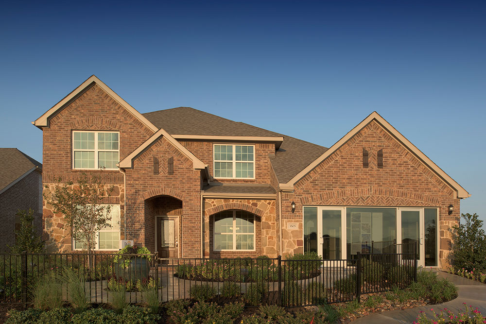 Pulte Homes Winsford Model Home in Canyon Falls Northlake Texas Homes