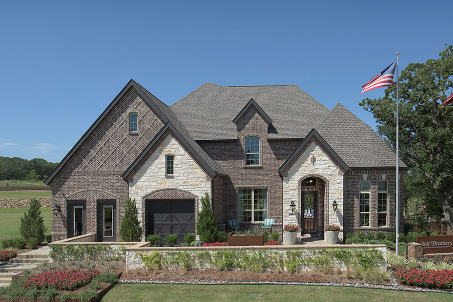 Toll Brothers Homes Model Home in Canyon Falls Northlake Texas Homes