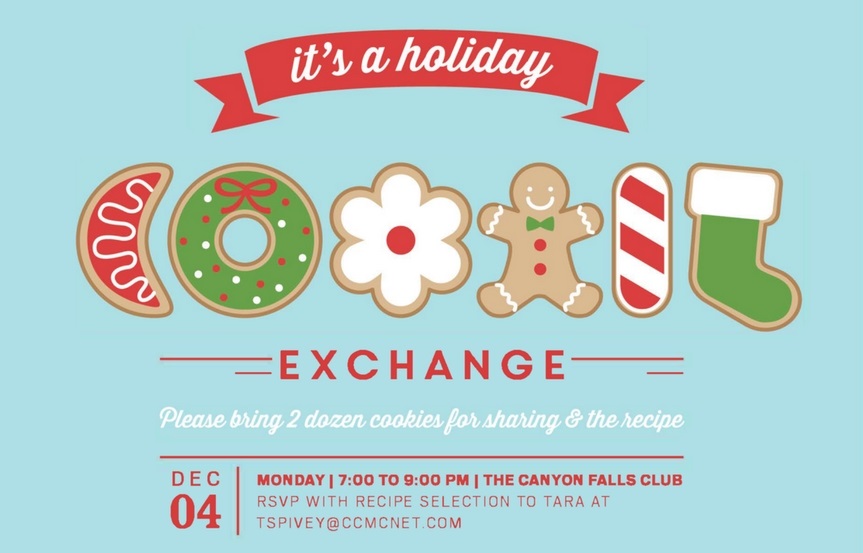 Holiday Cookie Exchange at Canyon Falls Community Northlake, TX
