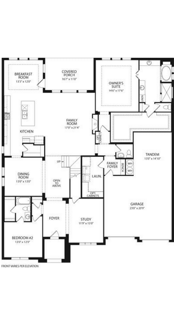Drees Homes Tanner Floorplan in Canyon Falls