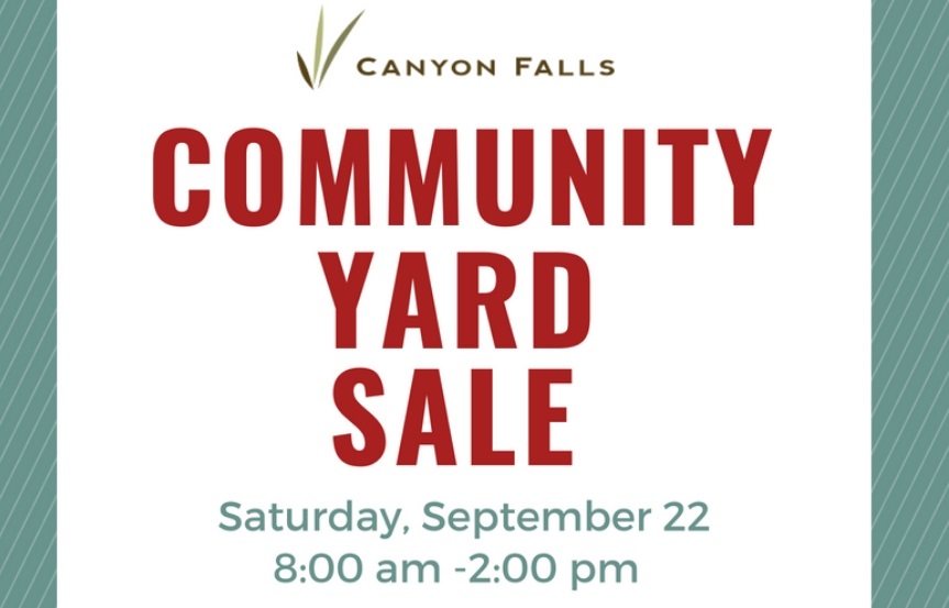 Canyon Falls Community Yard Sale Event | Northlake, TX
