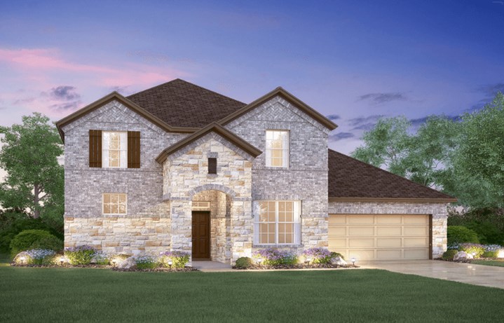 MI Homes Plan Zacate Elevation B2 in Canyon Falls