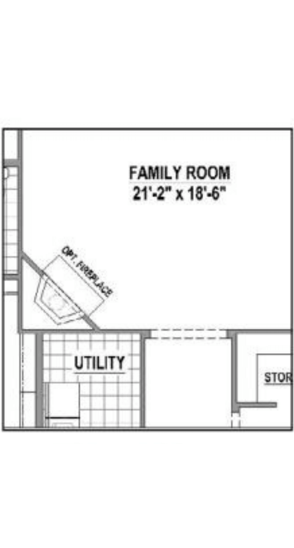 American Legend Homes Plan 1683 Optional Fireplace in Canyon Falls