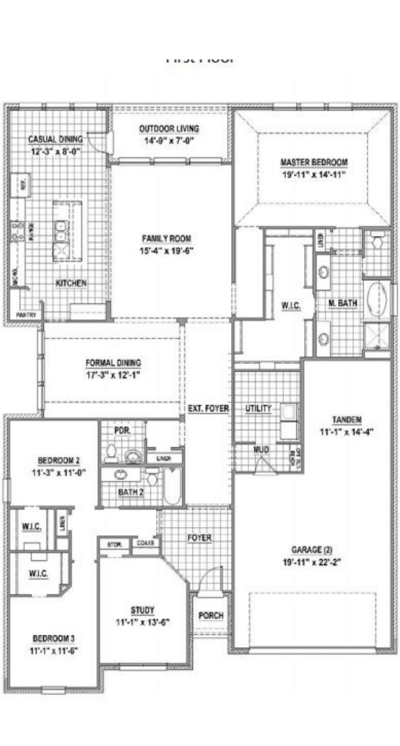 American Legend Homes Plan 1685 Floorplan in Canyon Falls
