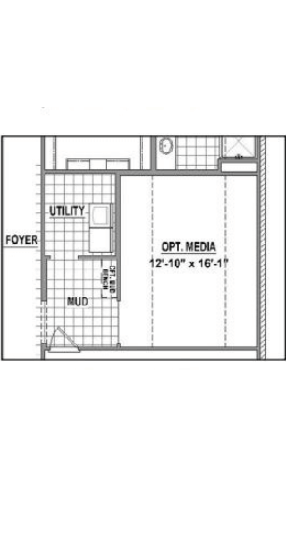 American Legend Homes Plan 1685 Optional Media in Canyon Falls