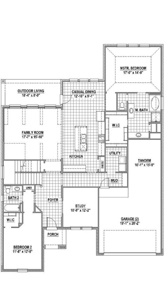 American Legend Homes Plan 1686 Floorplan in Canyon Falls