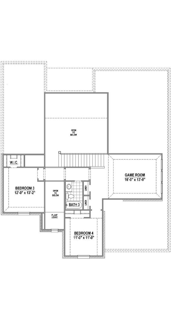 American Legend Homes Floorplan 1689 in Canyon Falls
