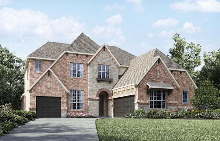 Drees Homes Plan Bracken lll Elevation 1 in Canyon Falls