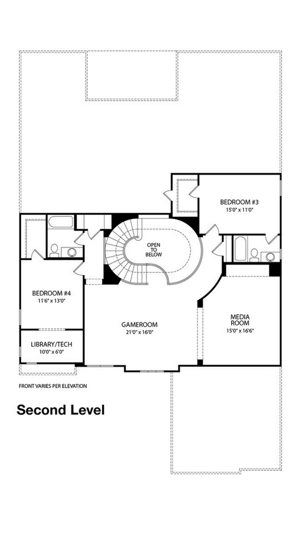 Drees Homes Plan Bracken lll Floorplan in Canyon Falls