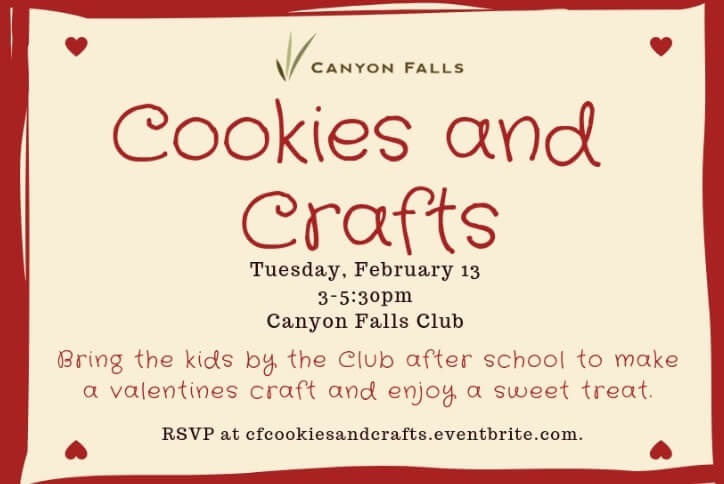 Cookies and Crafts Resident Event at Canyon Falls Community Northlake, TX
