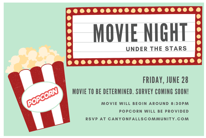 Movie Night under the Stars Canyon Falls Community Northlake, TX