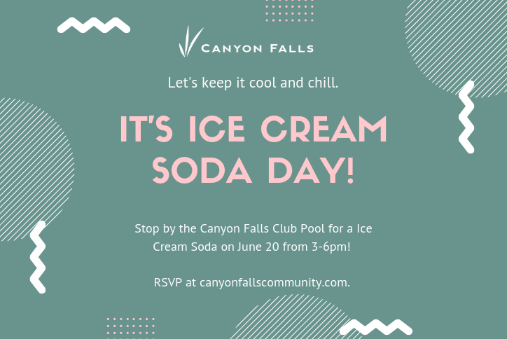 Ice Cream Soda Day at Canyon Falls Community Northlake, TX