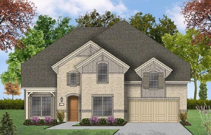 Coventry Homes Plan 3341 Elevation A in Canyon Falls
