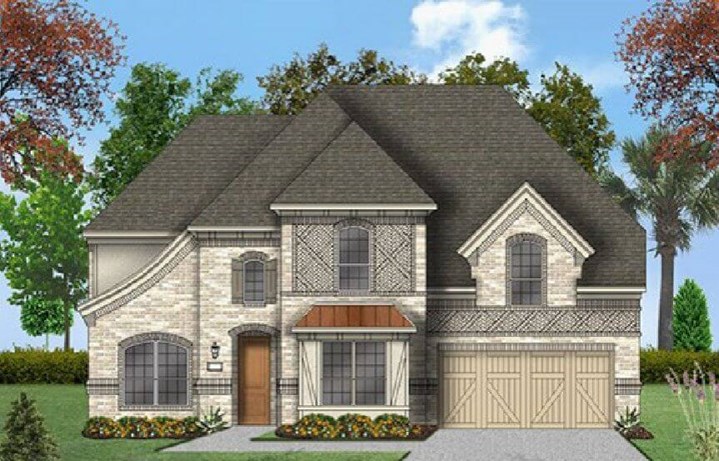 Coventry Homes Plan 3341 Elevation E in Canyon Falls
