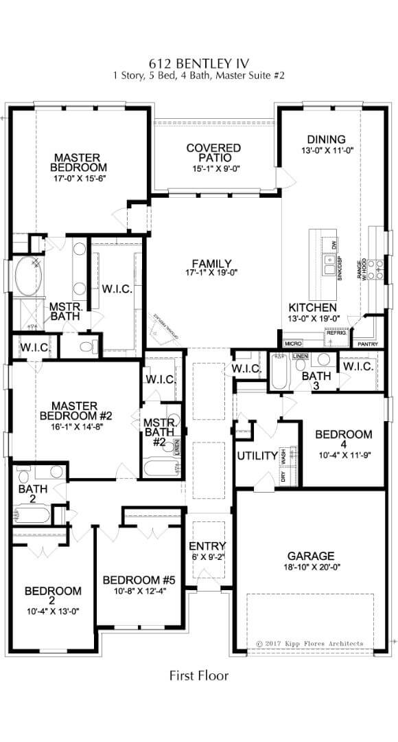 Landon Homes Plan 612 Bentley IV Floorplan 1 in Canyon Falls