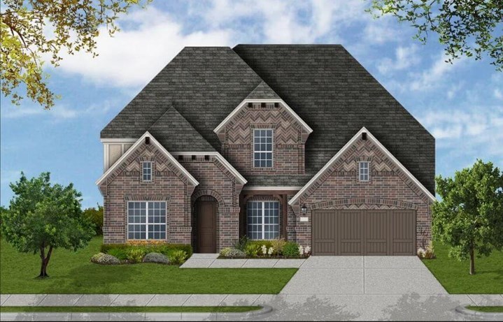 Coventry Homes Plan 4226 Elevation C in Canyon Falls