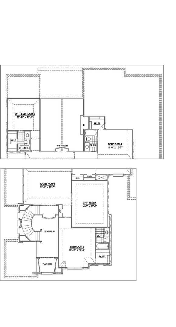 Belclaire Homes Plan B810 Floorplan 2 in Canyon Falls