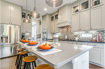 Kitchen in new home located in Canyon Falls Northlake, Argyle, Flower Mound TX