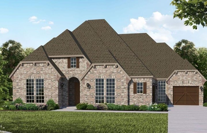 Belclaire Homes Plan B807 Elevation A in Canyon Falls