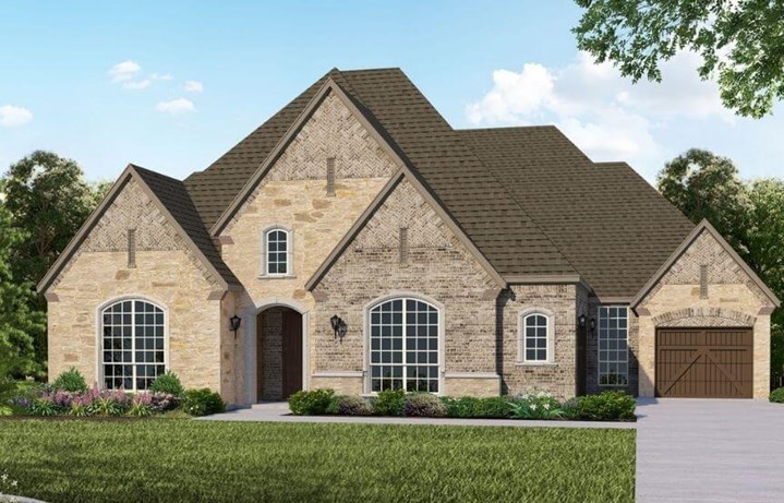 Belclaire Homes Plan B807 Elevation B in Canyon Falls