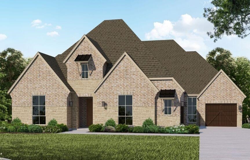 Belclaire Homes Plan B807 Elevation C in Canyon Falls