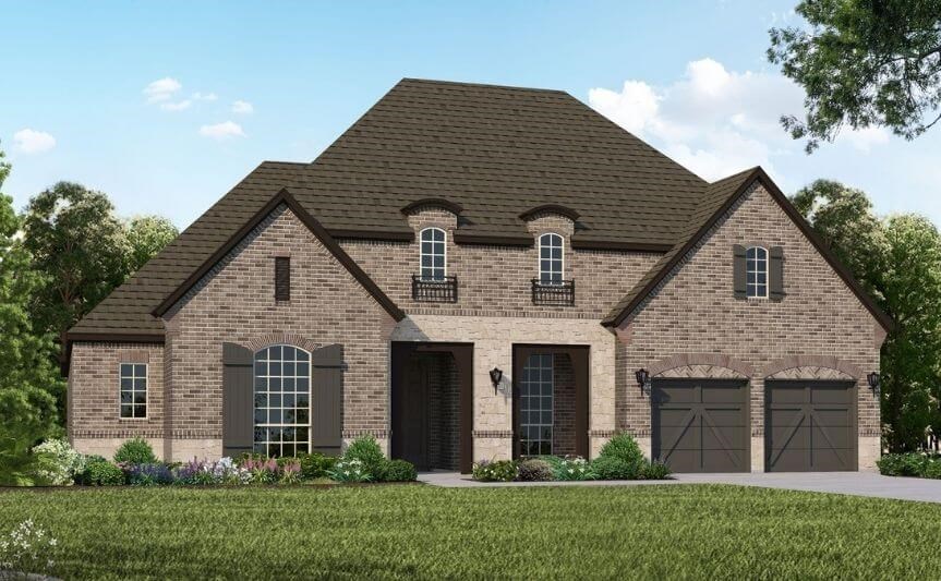 Belclaire Homes Plan B838 Elevation C in Canyon Falls