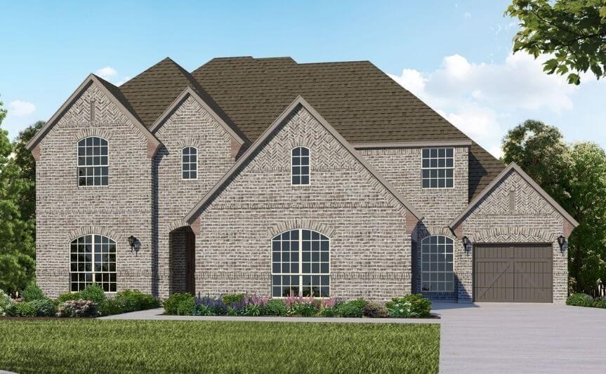 Belclaire Homes Plan B836 Elevation A in Canyon Falls