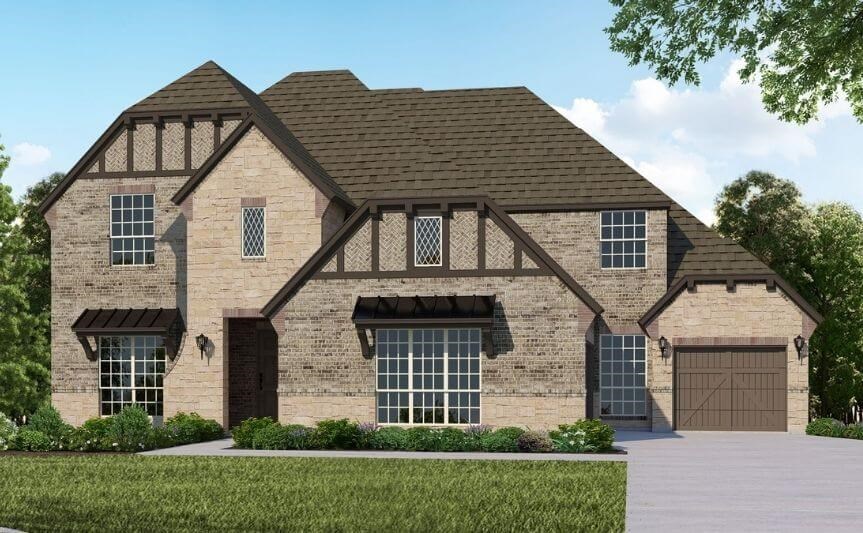 Belclaire Homes Plan B836 Elevation B in Canyon Falls