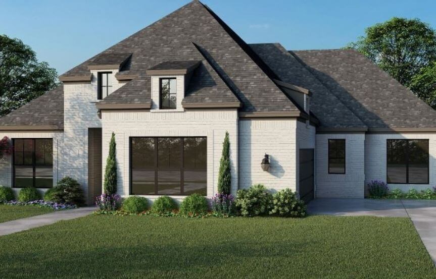 Windmiller Homes Plan Anderson Elevation in Canyon Falls