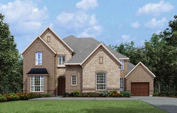 Drees Homes Plan Oakley II Elevation A in Canyon Falls