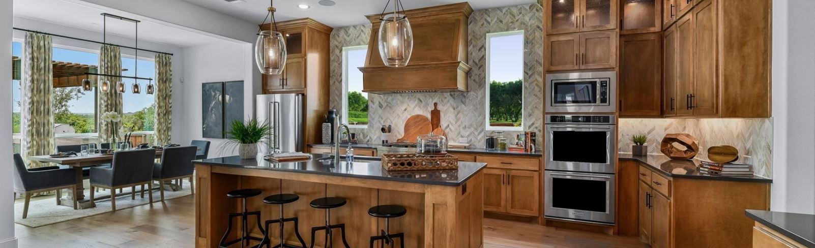 Belclaire model home Canyon Falls community