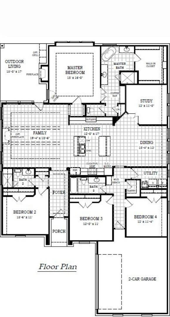 Chesmar Homes Springport Plan in Canyon Falls