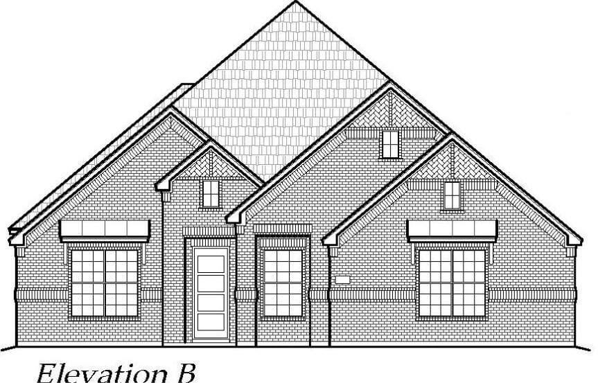 Chesmar Homes Plan Springport Elevation B in Canyon Falls