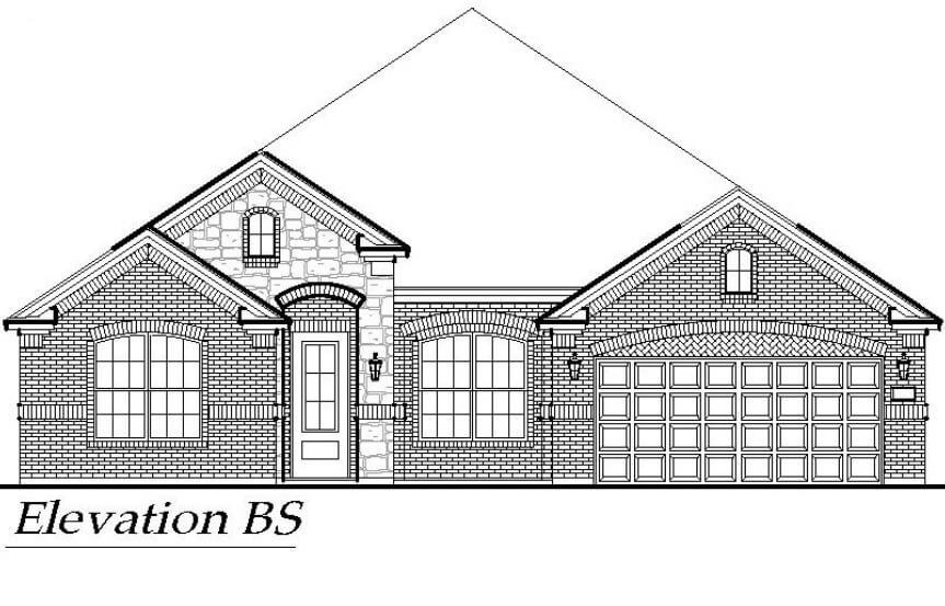 Chesmar Homes Plan Laurel Elevation BS in Canyon Falls