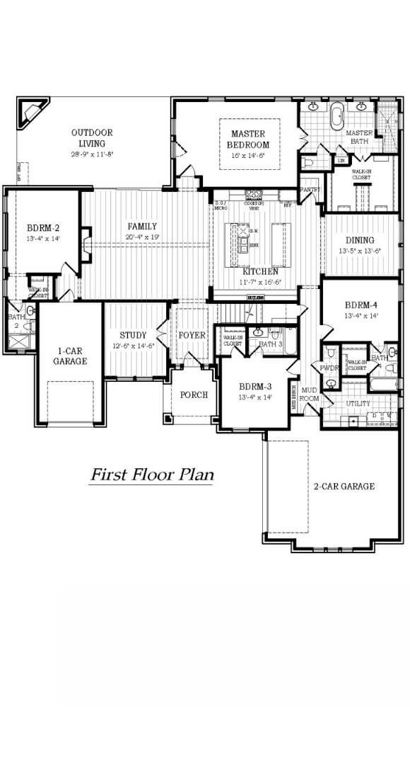 Chesmar Homes Plan Monaco Elevation BS in Canyon Falls