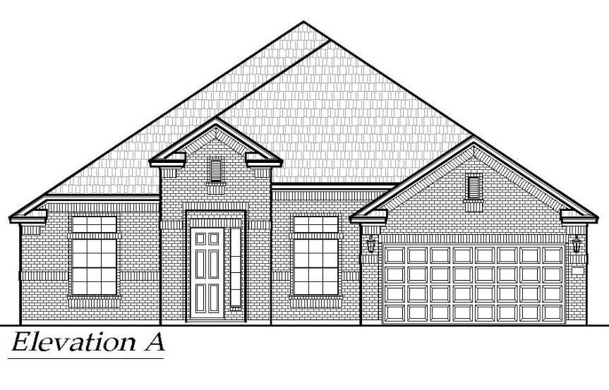 Chesmar Homes Plan Brookville Elevation A in Canyon Falls