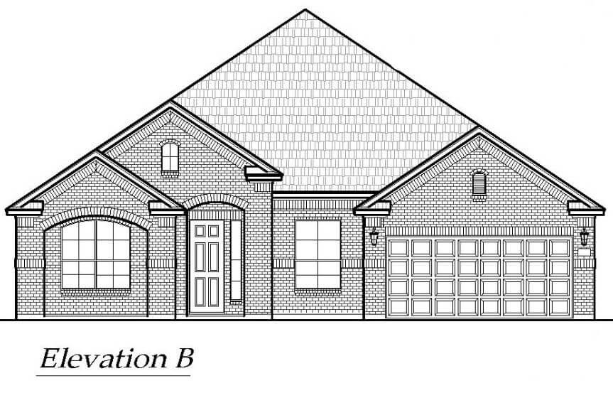 Chesmar Homes Plan Brookville Elevation B in Canyon Falls