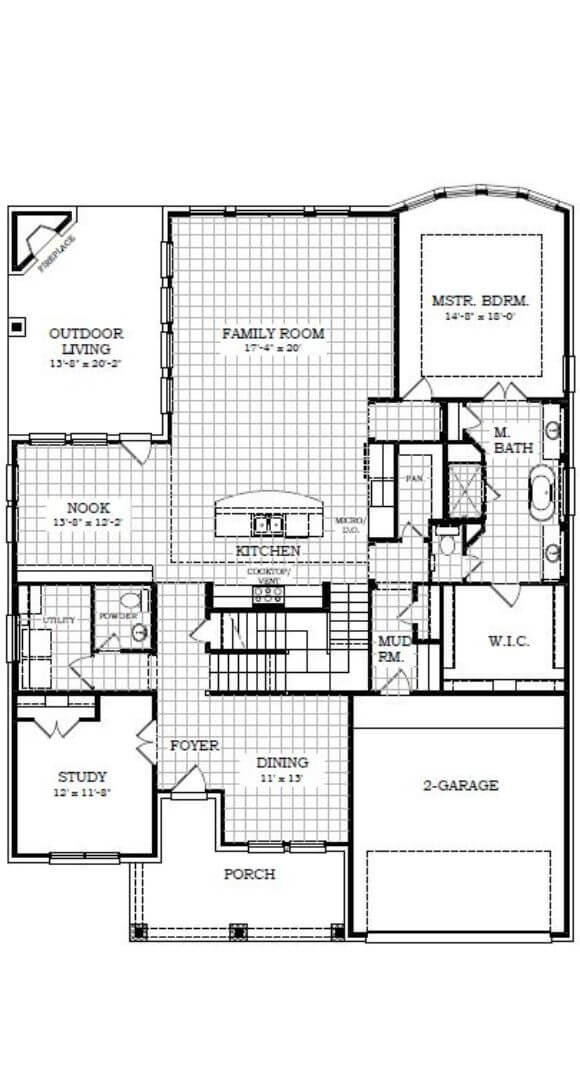Chesmar Homes Richmond Floorplan 1 in Canyon Falls